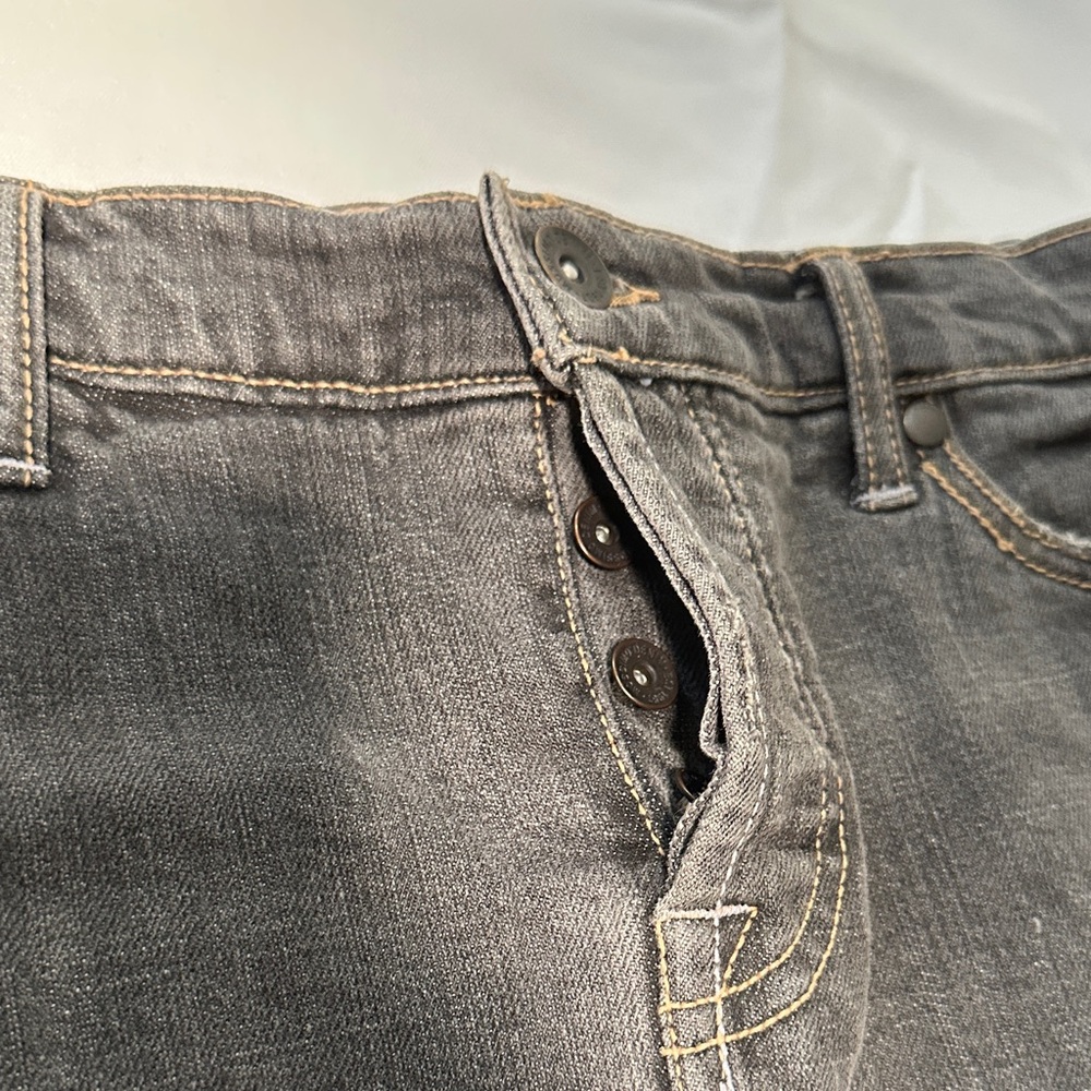 Mossimo Denim Frayed Hem Skirt - Picture 4 of 8